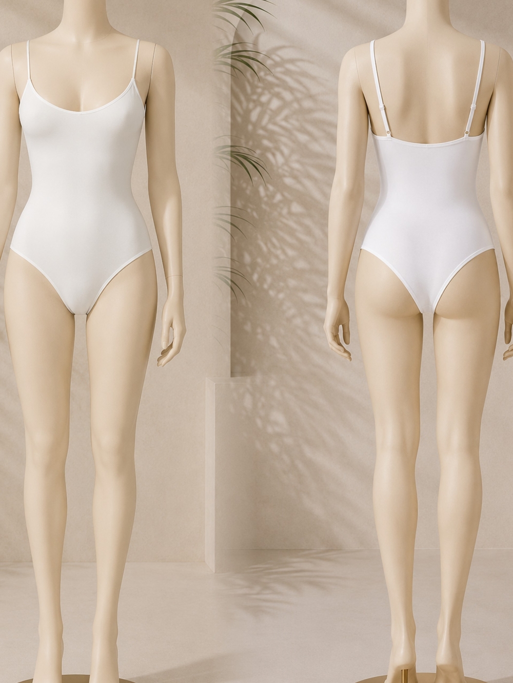 Everyday White Scoop Neck Bodysuit